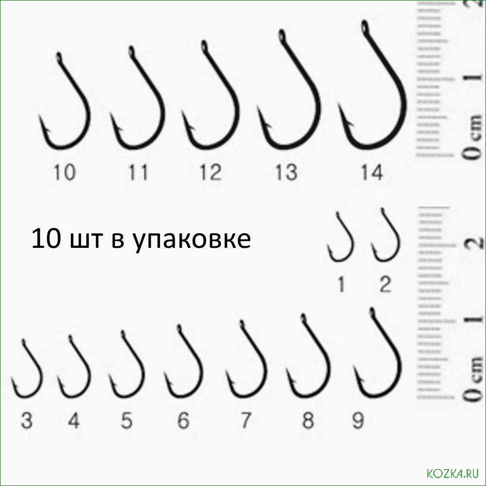 Как правильно выбрать размер рыболовного крючка для максимальной эффективности ловли и сохранения рыбы